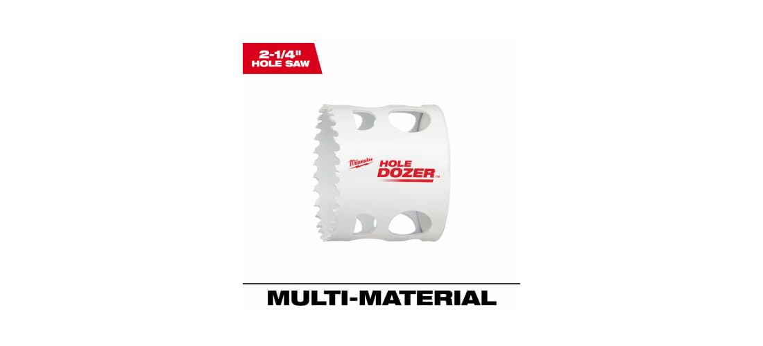 HOLESAW BIM METAL/WOOD 57MM 2.1/4" HSSCO H-DOZER MILWAUKEE