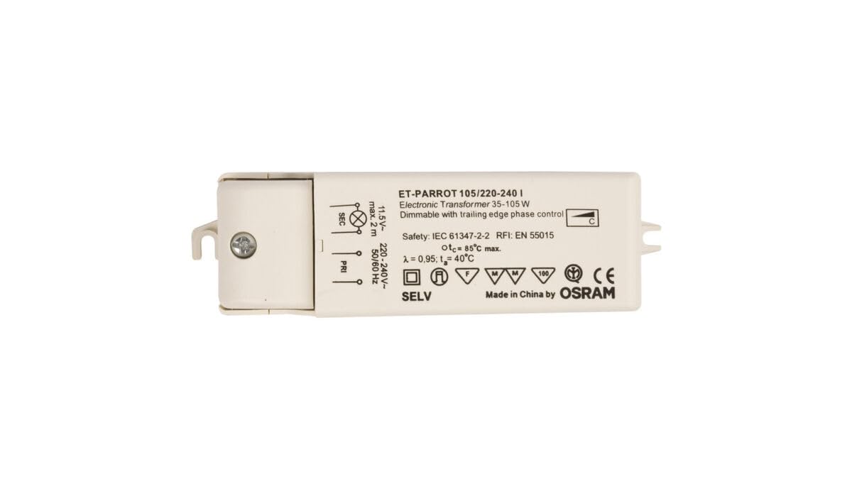 Osram Transformer elec35-105VA ET PARROT35-105 L128xH31xB38