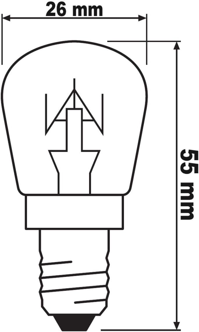 Osram CL 15W 230V E14 Incandescent Lamps