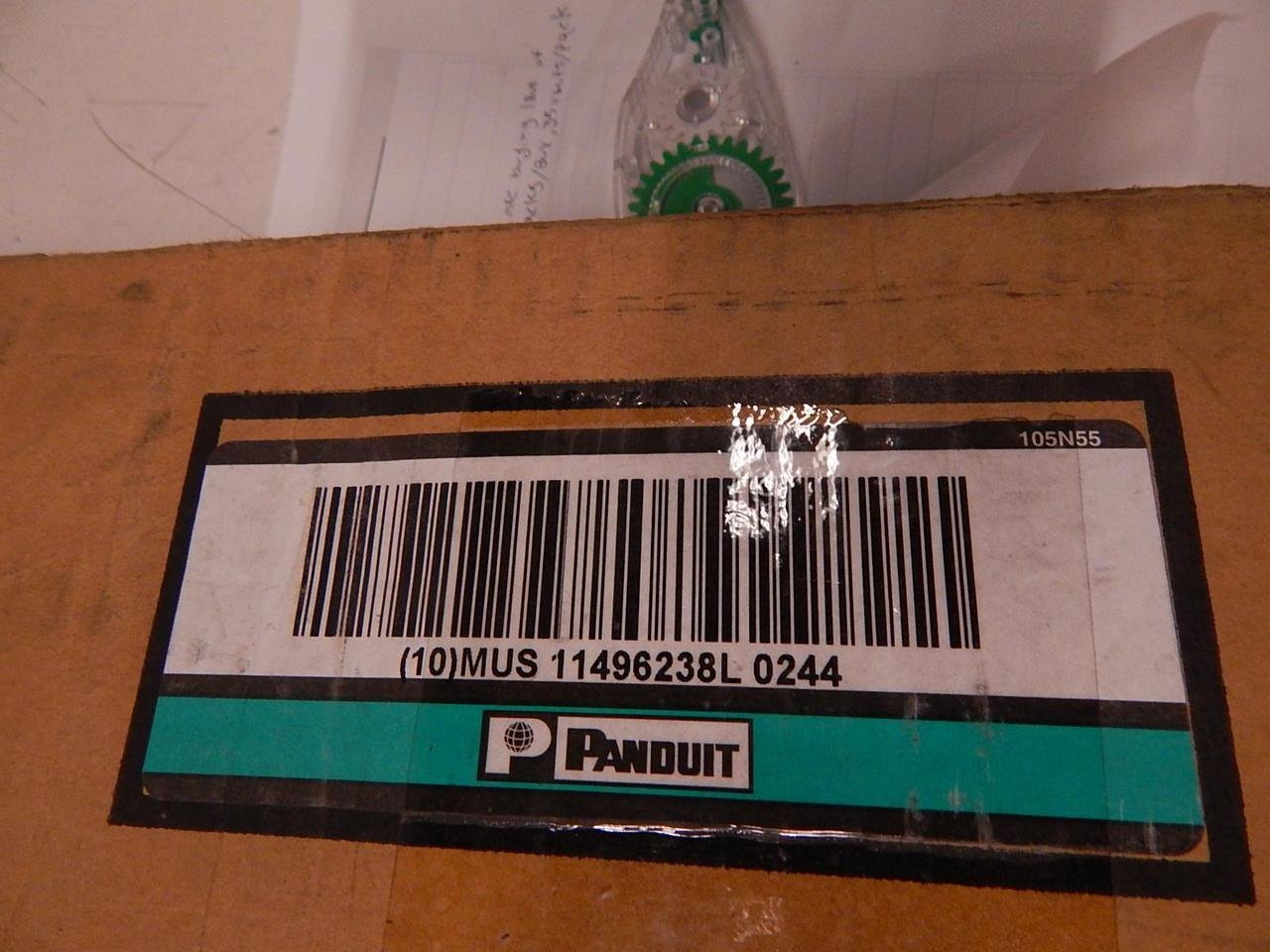 Panduit WMPFSE Horizontal Cable Manager Black 1 RU Black