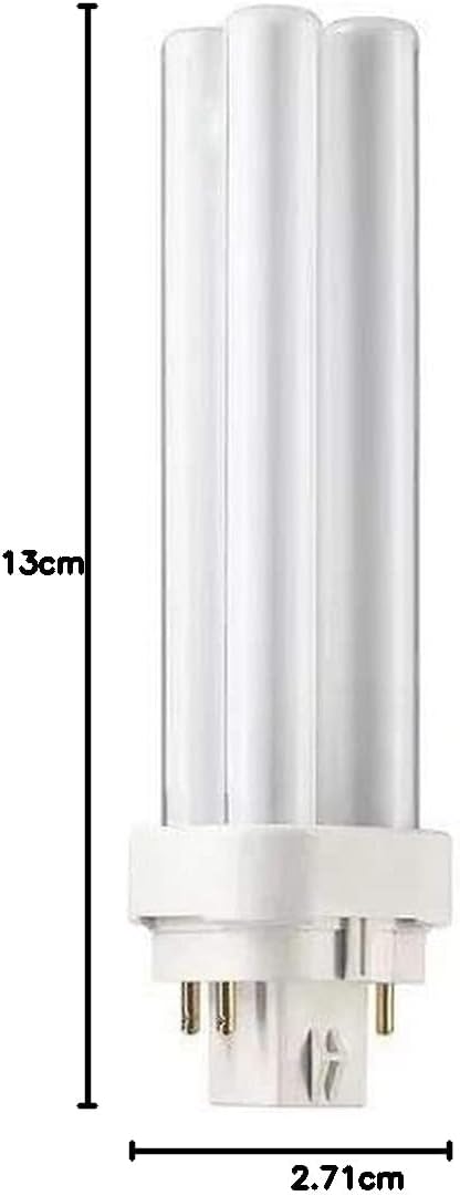 Philips Compact Fluorescent Lamps Fluorescent Lamps Master PL-C 13W 4000K White G24q-1 Mouthpiece 4 pins MASTERPLC13W8404P