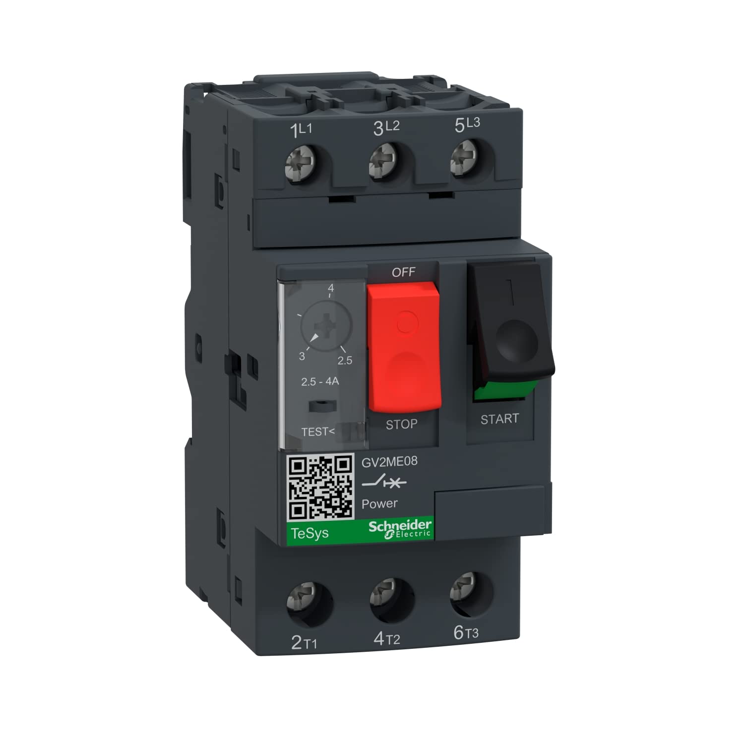 Schneider Electric TeSys GV2 2.5-4A 3-Poles Motor Circuit Breaker