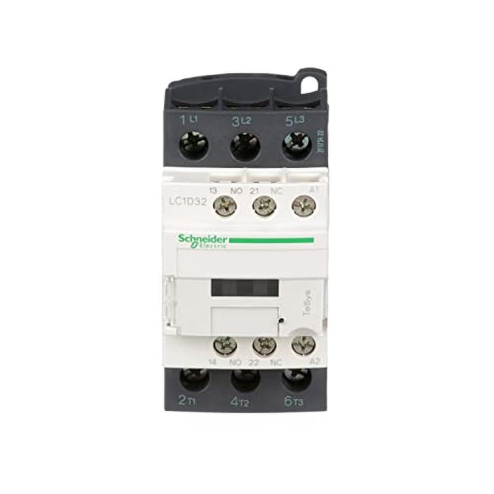 Schneider Electric LC1D32B7 TeSys Deca AC-3 Category 24V AC 15KW 32A 3 Pole Contactor