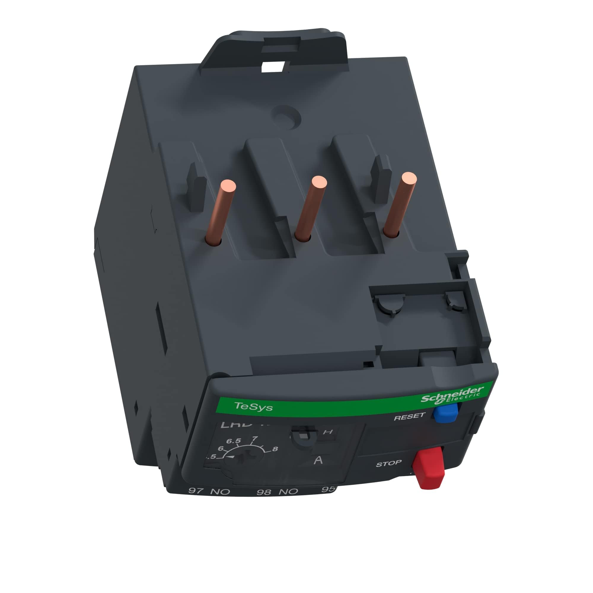 Square D SQDLRD12 SQ D LRD12 Overload Relay 5.5-8A, Black