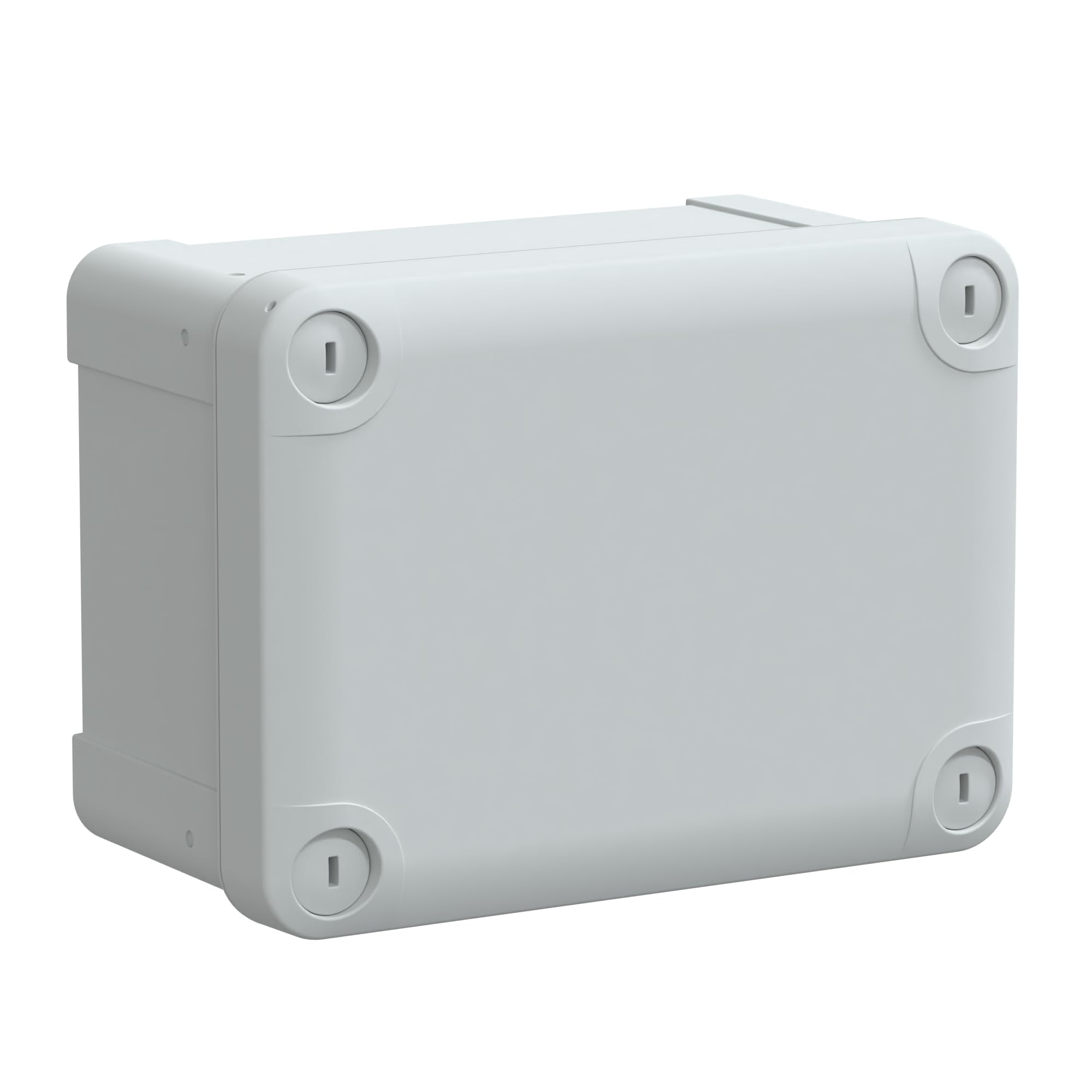 Schneider Electric Thalassa TBS RAL7035 IP66 IK07 Industrial ABS Box with Opaque Cover H20, 121 mm Width x 164 mm Height x 87 mm Depth