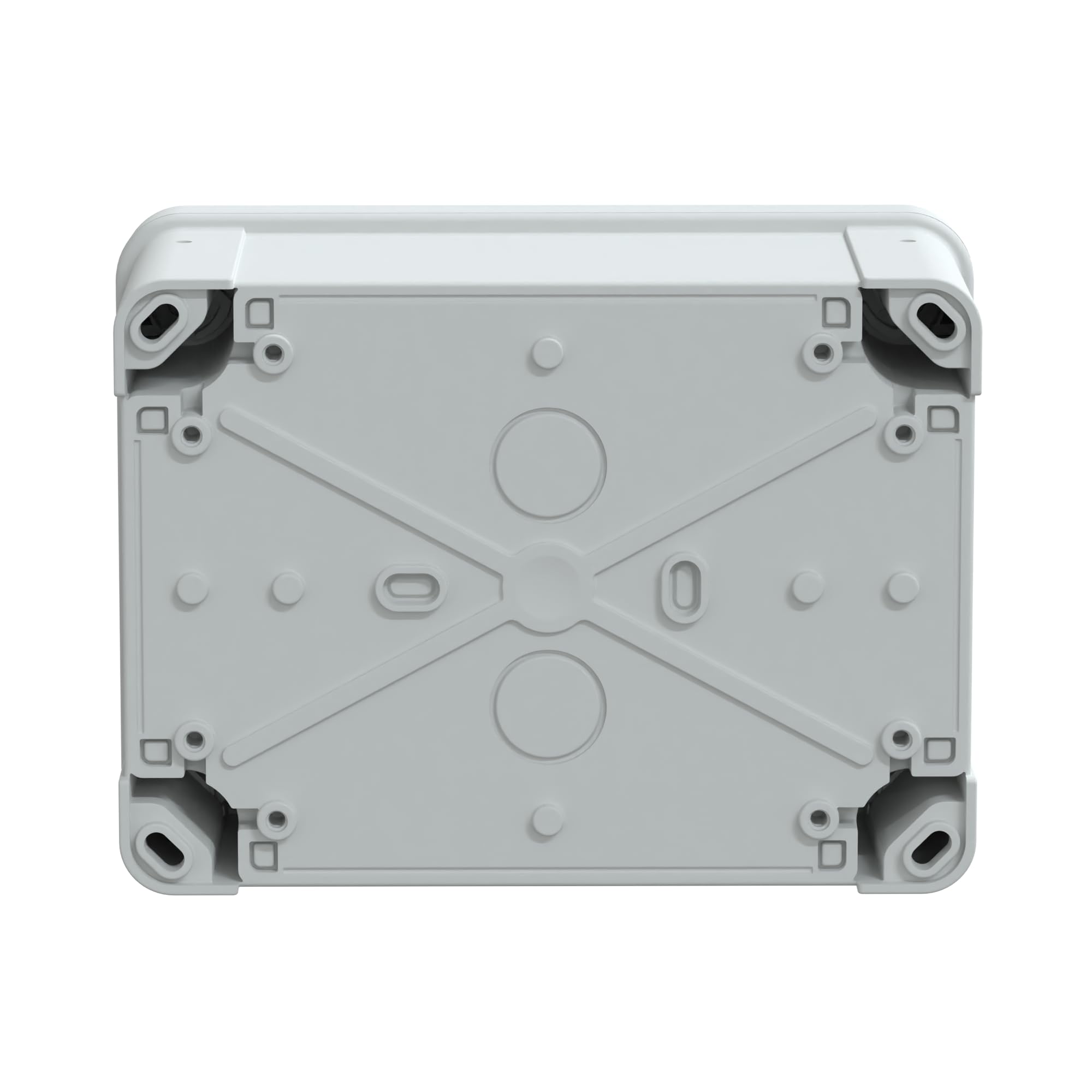 Schneider Electric Thalassa TBS RAL7035 IP66 IK07 Industrial ABS Box with Opaque Cover H20, 121 mm Width x 164 mm Height x 87 mm Depth