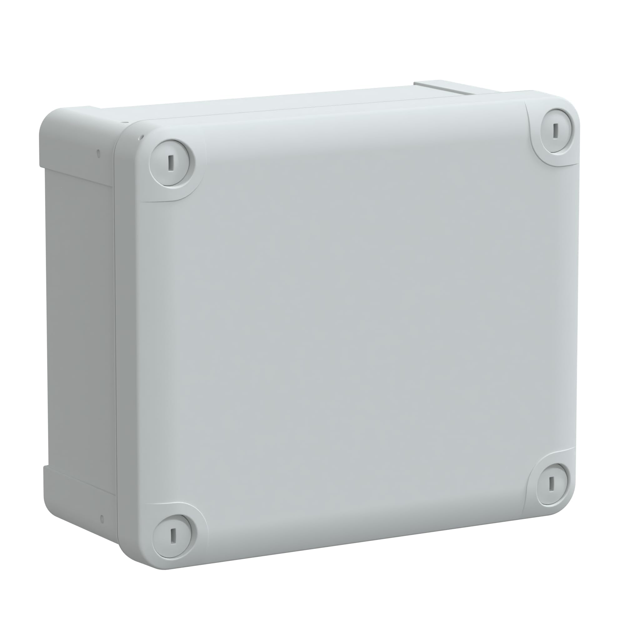 Schneider Electric Thalassa TBS RAL7035 IP66 IK07 Industrial ABS Box with Opaque Cover H20, 164 mm Width x 193 mm Height x 87 mm Depth
