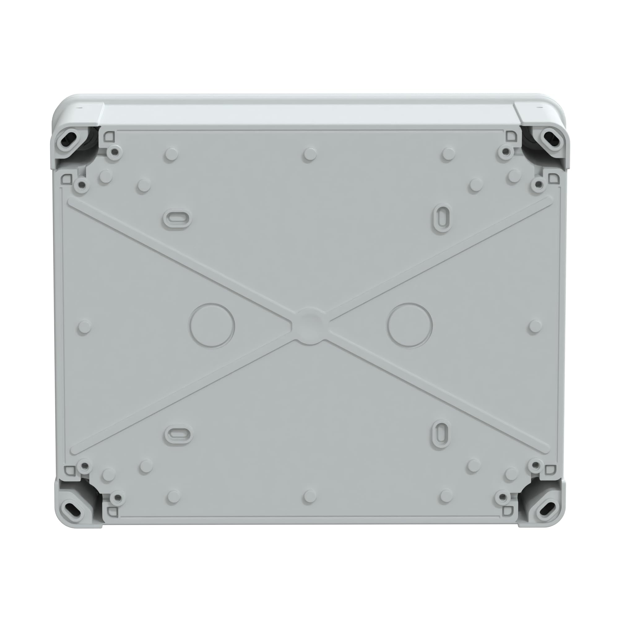 Schneider Electric Thalassa TBS RAL7035 IP66 IK07 Industrial ABS Box with Opaque Cover H20, 194 mm Width x 241 mm Height x 194 mm Depth