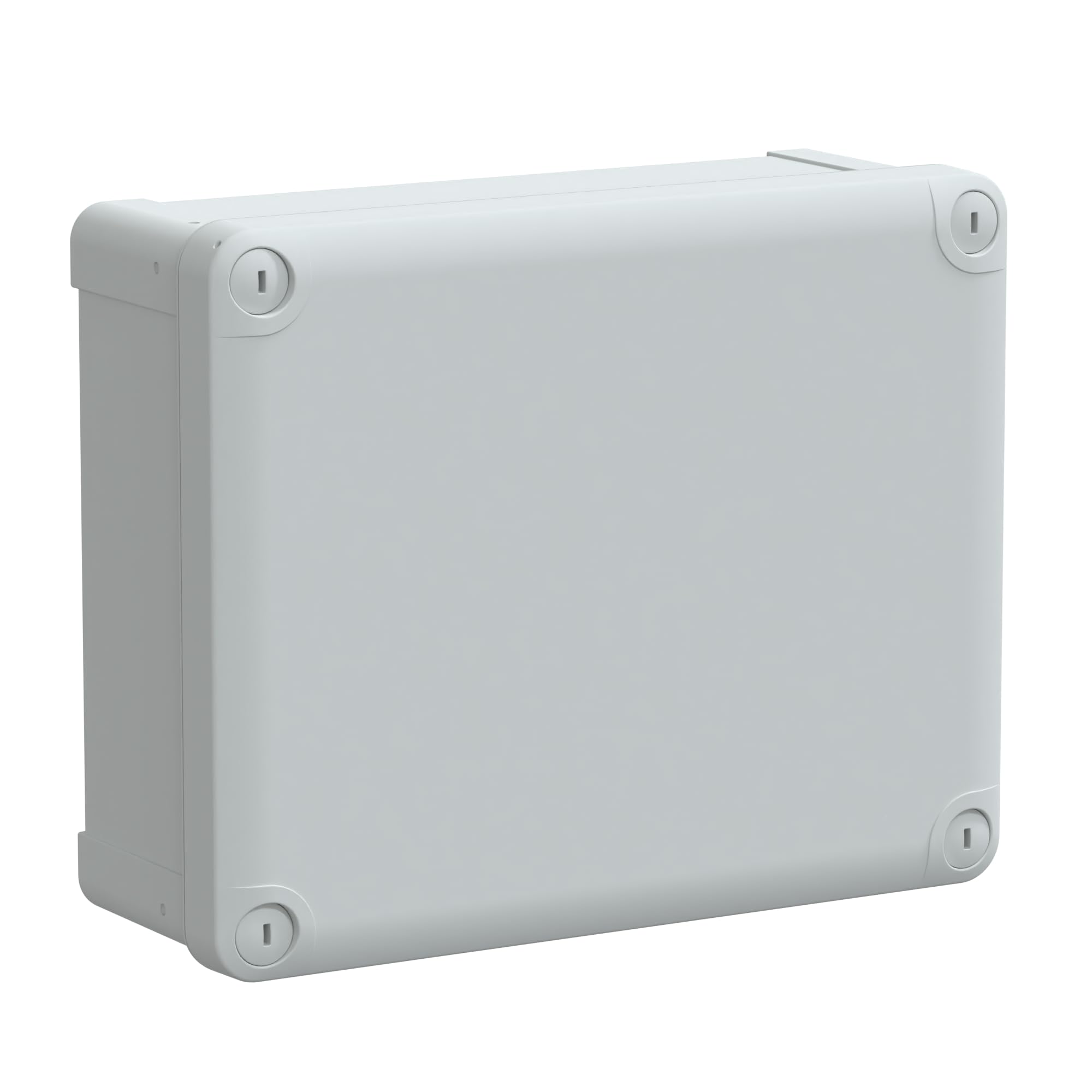 Schneider Electric Thalassa TBS RAL7035 IP66 IK07 Industrial ABS Box with Opaque Cover H20, 194 mm Width x 241 mm Height x 194 mm Depth
