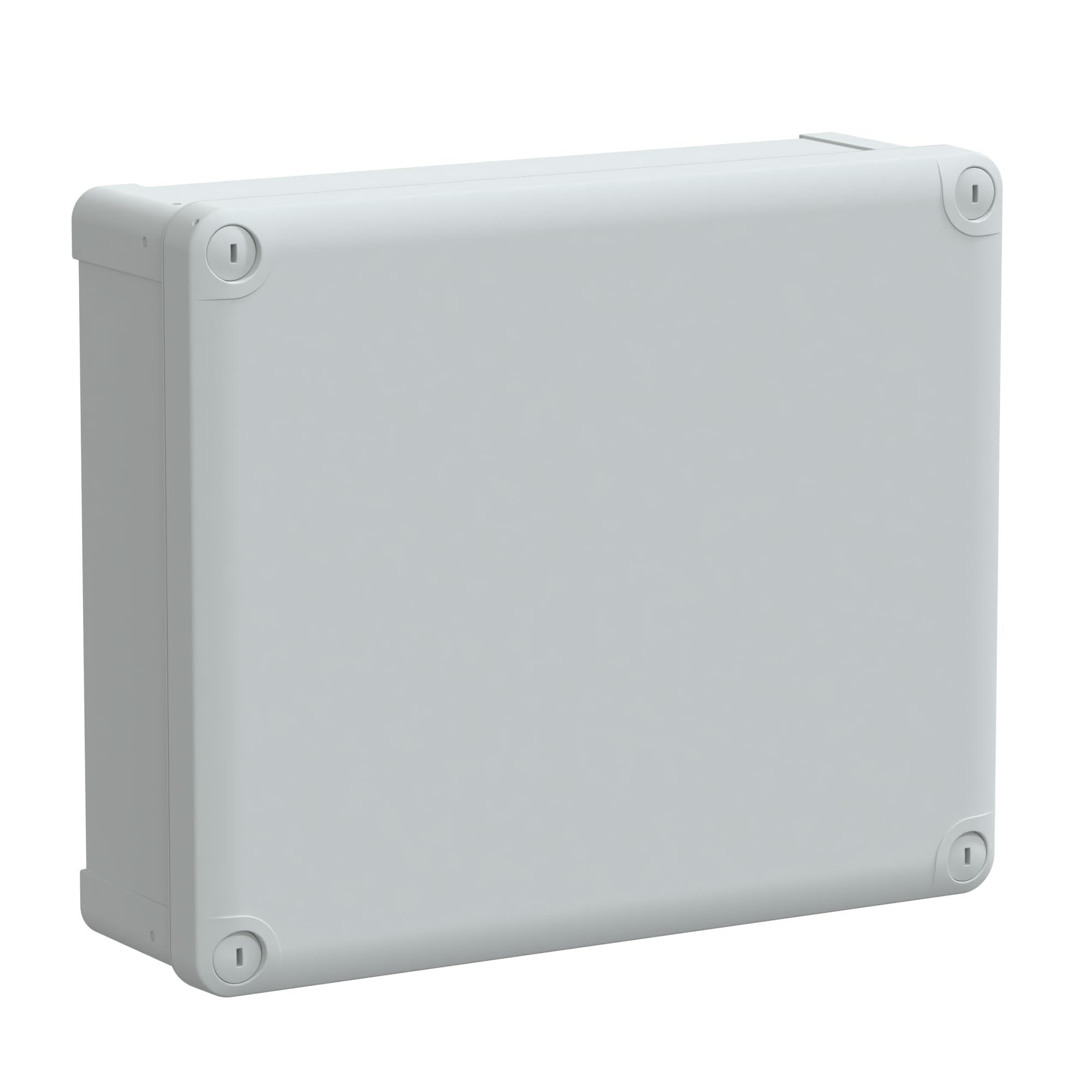 Schneider Electric Thalassa TBS RAL7035 IP66 IK07 Industrial ABS Box with Opaque Cover H20, 241 mm Width x 291 mm Height x 88 mm Depth