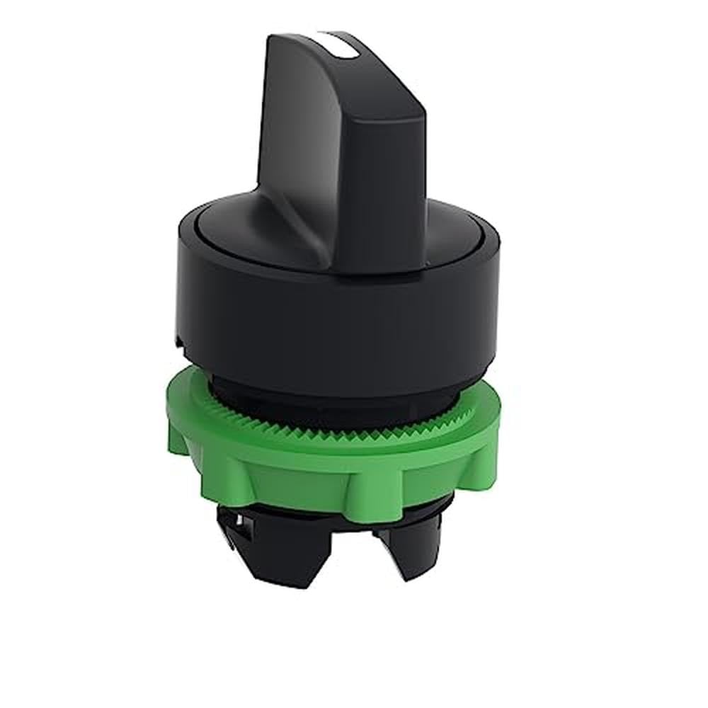 Schneider Electric 48 Lead Time 3-Position Spring Return Selector Switch Head, Black