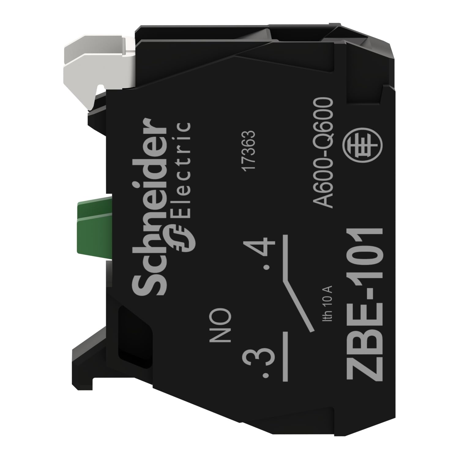 Schneider Electric NO Screw Terminal Single Contact Block