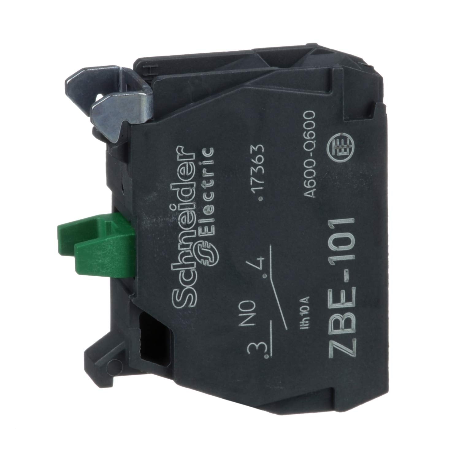 Schneider Electric NO Screw Terminal Single Contact Block