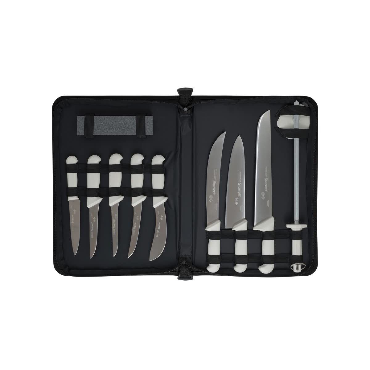 Starrett Professional Knife Set - 11 Pieces Stainless Steel Kitchen Chef Knifes