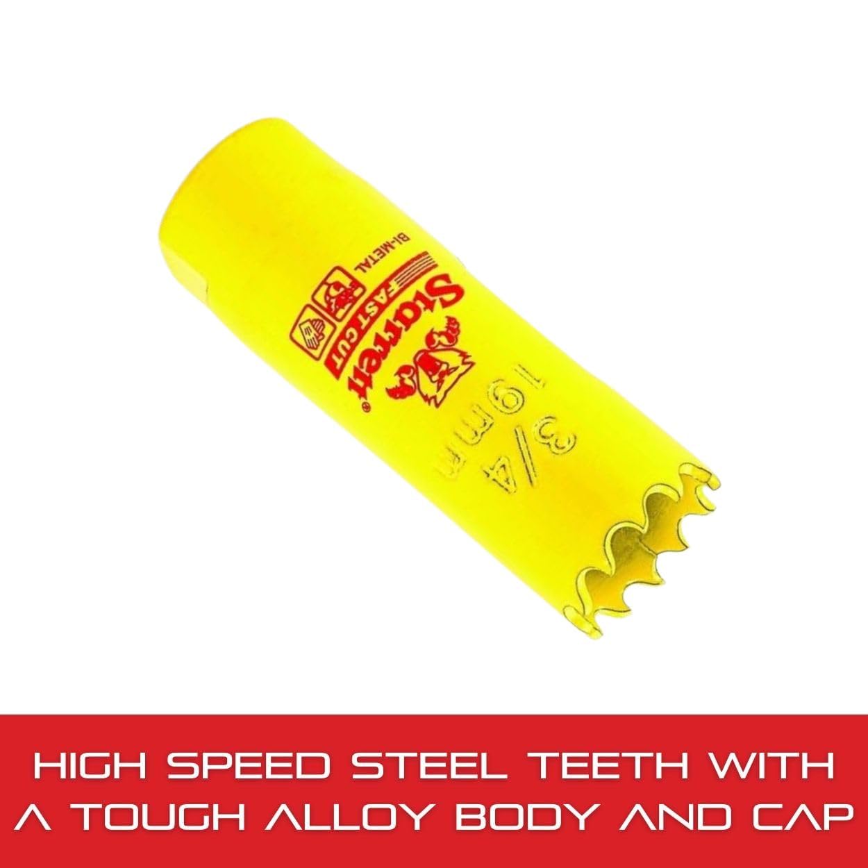 Starrett FCH0034-G HSS Fastcut Holesaw, 3/4"