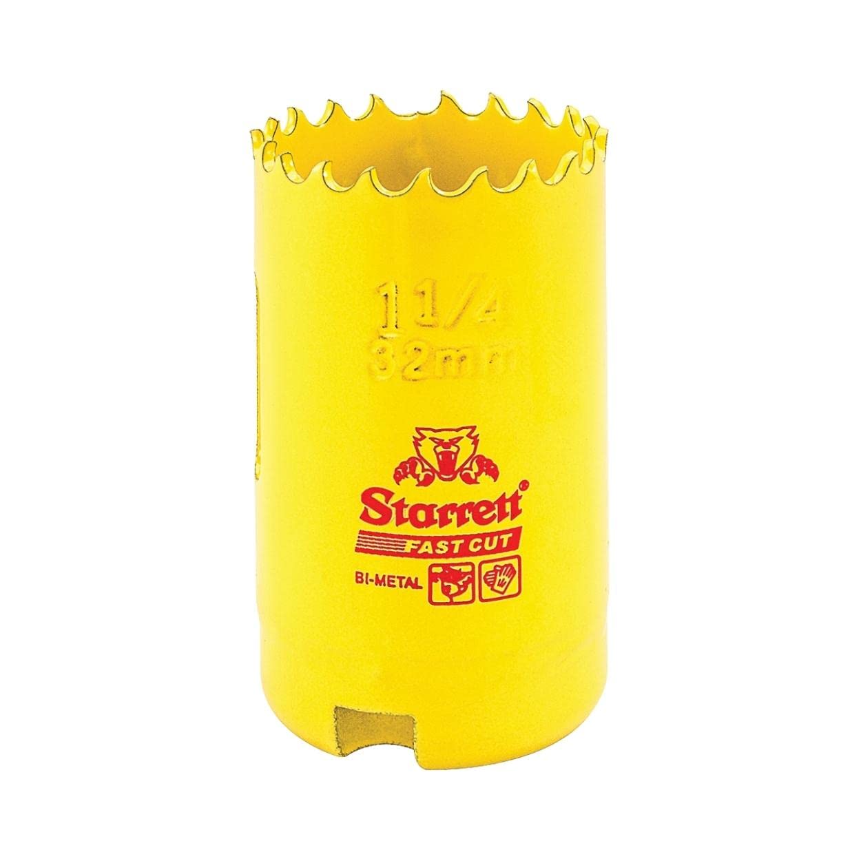 Starrett FCH0114-G HSS Fastcut Holesaw, 1-1/4"