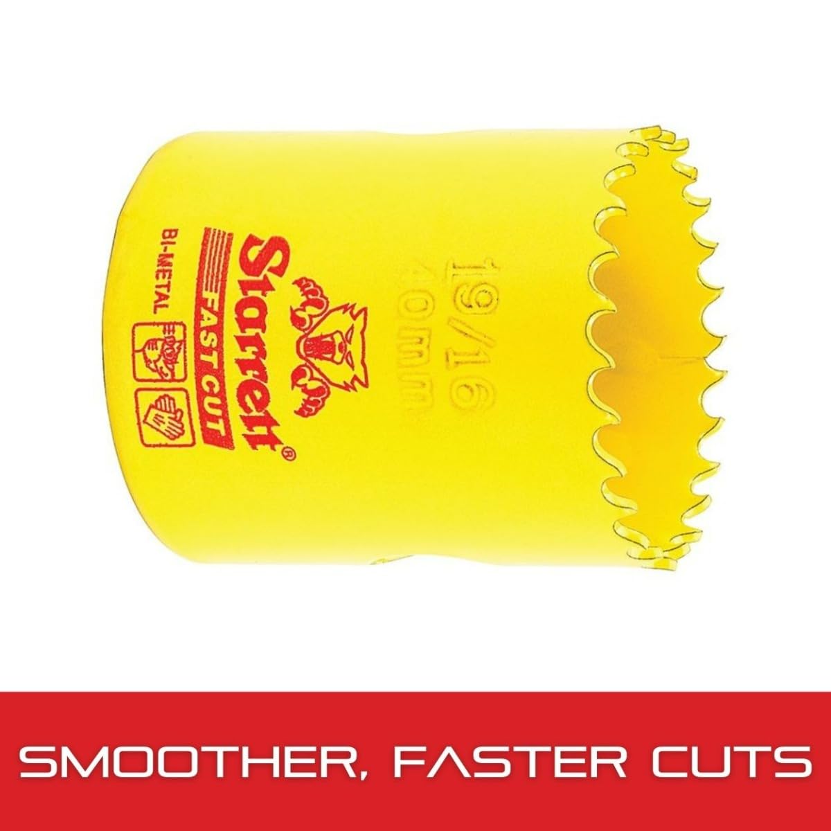 Starrett FCH0196-G HSS Fastcut Holesaw, 1-9/16"