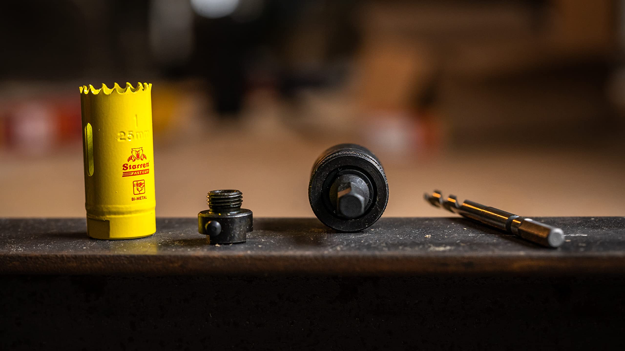 Starrett HSS Bi-Metal Fast Cut Hole Saw - 48mm - for Metal, Wood, Plastics