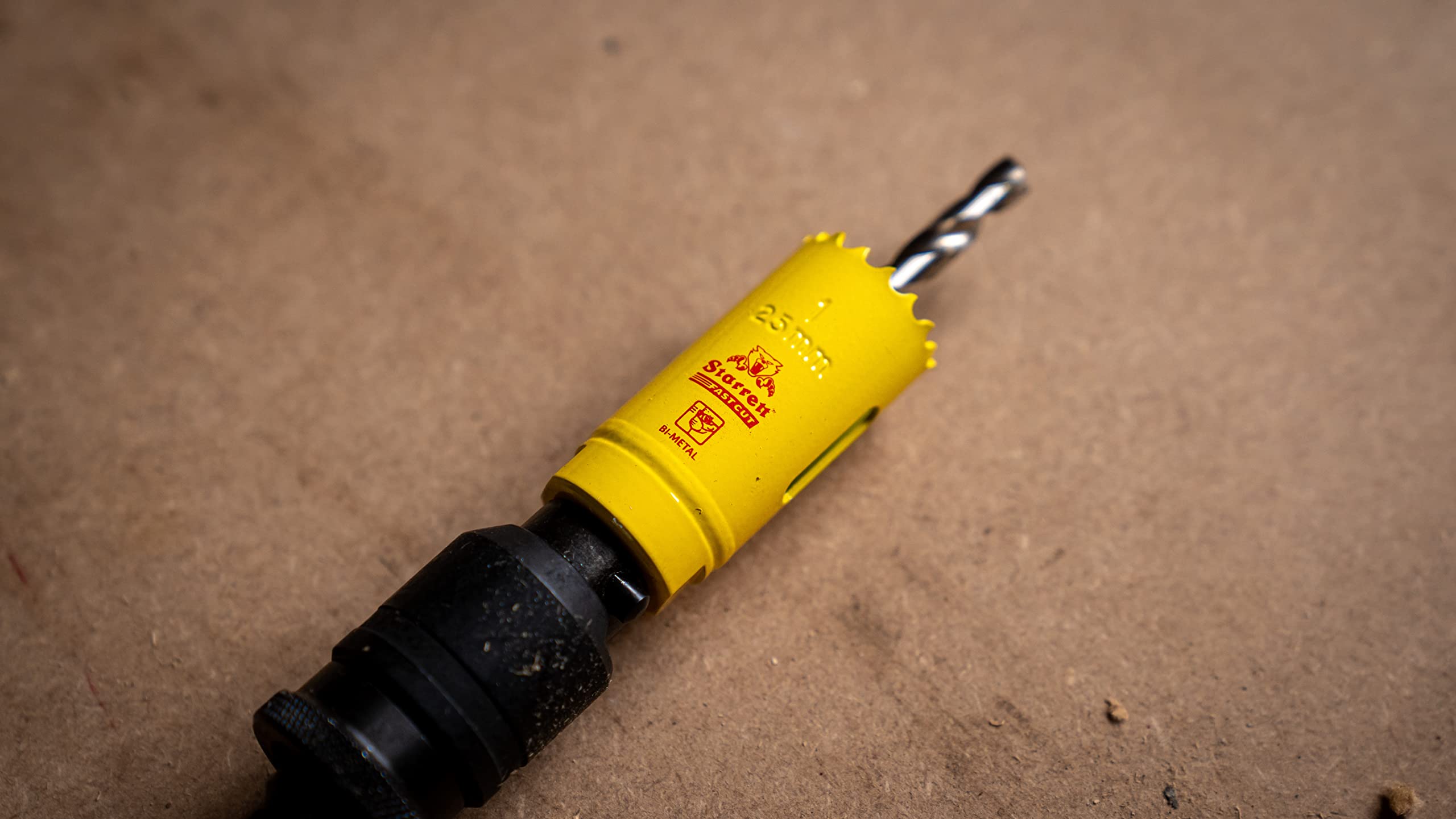 Starrett HSS Bi-Metal Fast Cut Hole Saw - 48mm - for Metal, Wood, Plastics