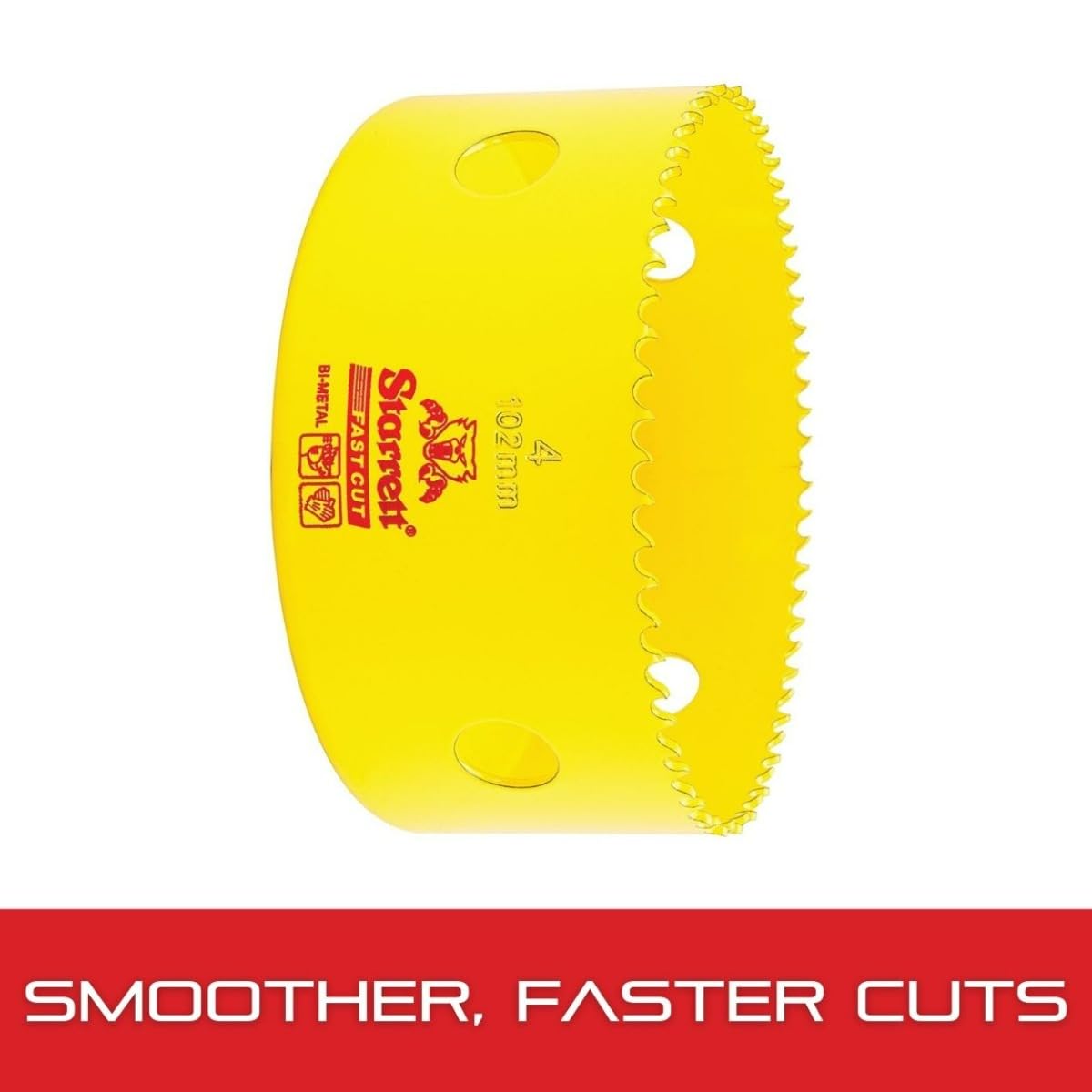 Starrett FCH0400-G HSS Fastcut Holesaw, 4"