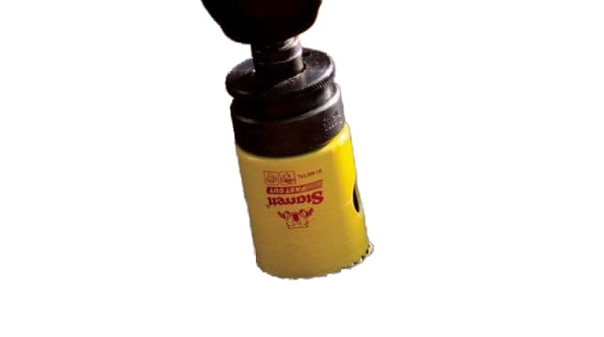 Starrett Fast Cut Straight Pitch Bi-Metal Hole Saw, 68 mm Diameter, Yellow
