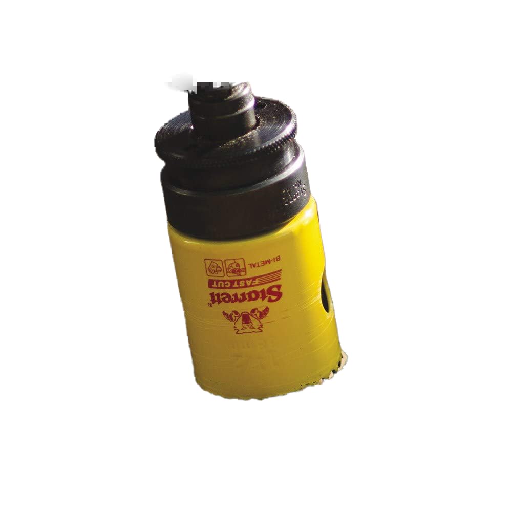 Starrett Fast Cut Straight Pitch Bi-Metal Hole Saw, 68 mm Diameter, Yellow