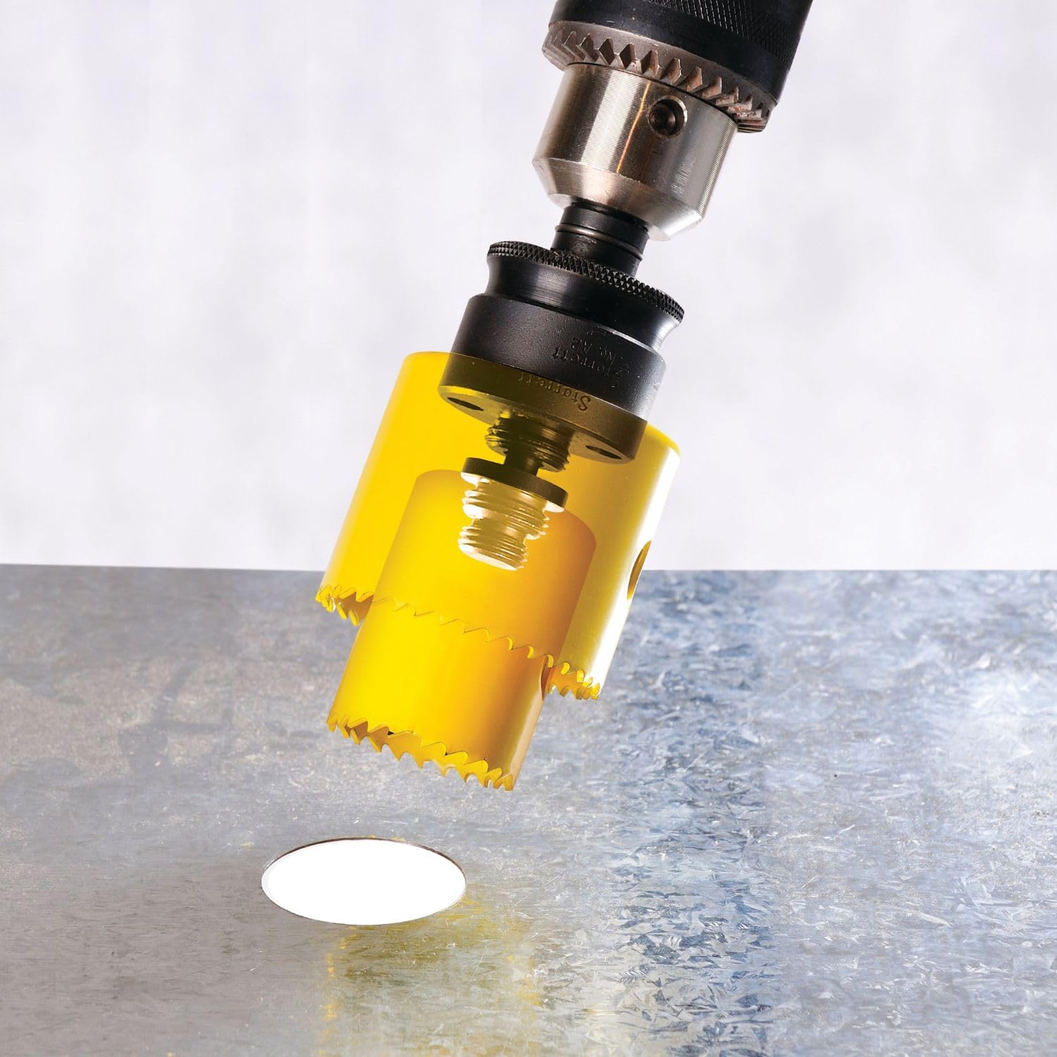 Starrett Oops Arbor PK/1 - Alloy Steel Arbor for Hole Saw Enlargement - A1, A2, A10 Compatible - Power Tool Accessory