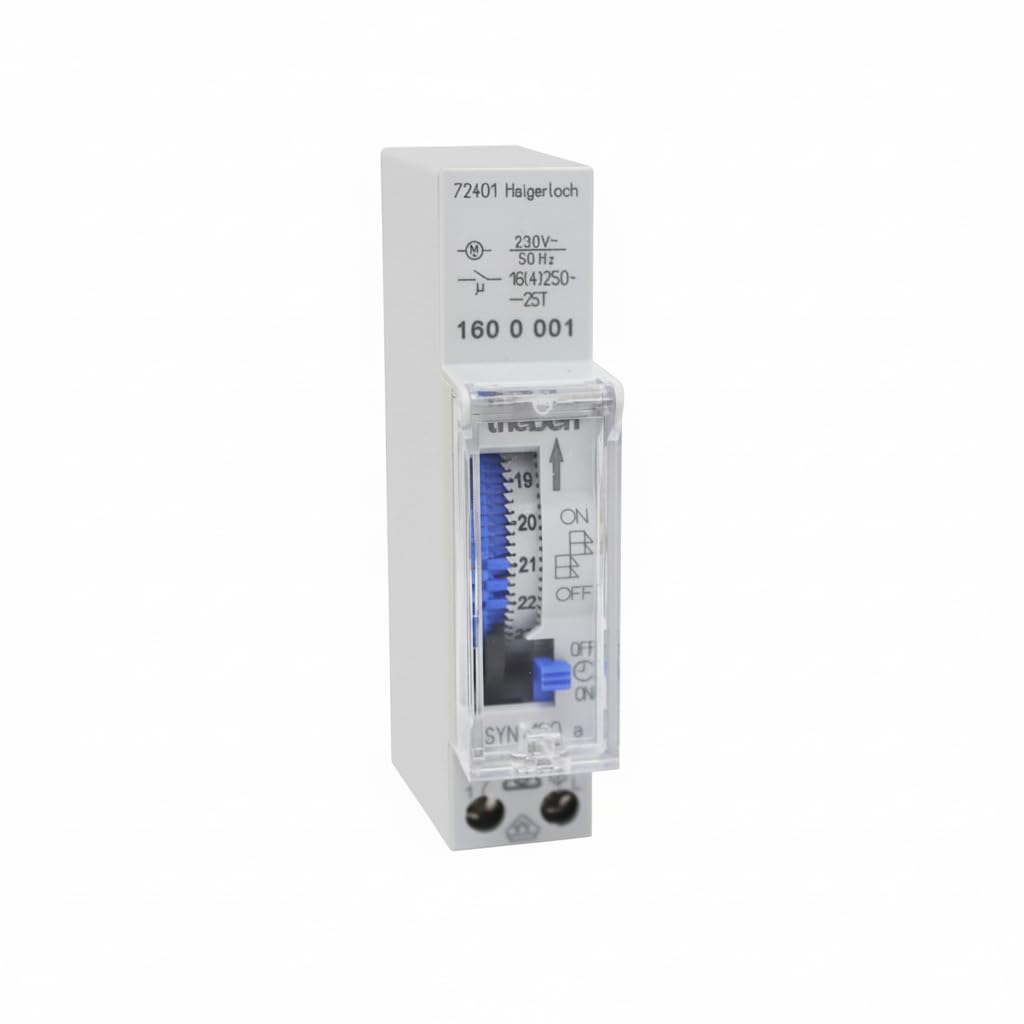 Theben 1600001 SYN 160a - Analog Timer with Daily Program, time Switch, DIN Rail
