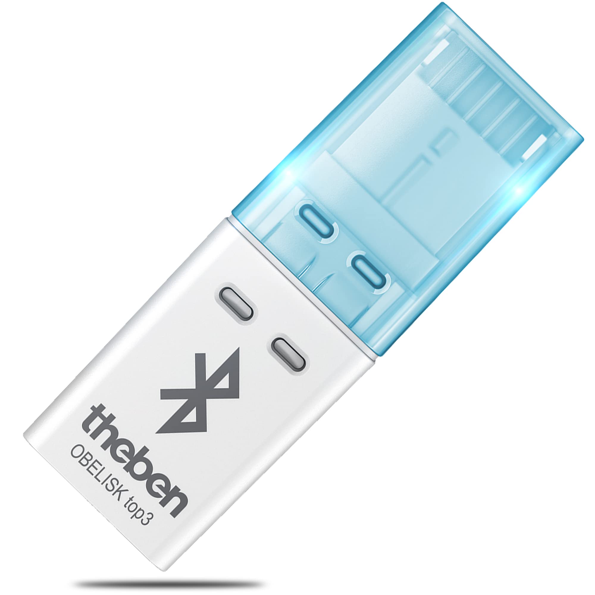 Theben 9070130 Bluetooth Obelisk top3 9070130 Bluetooth Obelisk top3 - Bluetooth Low-Energy dongle for The Transfer of Switching Programs and Direct Commands from The app to The time Switch