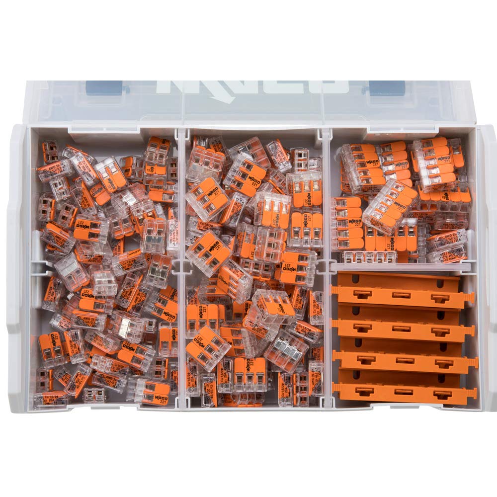 **Official & Genuine** WAGO 887-952 L-BOXX® Mini - 4mm² 221 Series Connectors in Sortimo Carry Case 100 221-412, 100 221-413, 25 221-415, 4 221-500