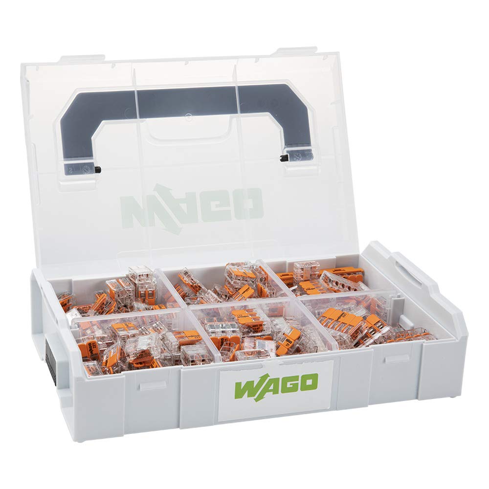 **Official & Genuine** WAGO 887-957 L-BOXX® Mini - 4mm² & 6mm² 221 Series Connectors in Sortimo Carry Case 75 221-412, 50 221-413, 25 221-415, 40 221-612, 30 221-613, 15 221-415, 1 221-500