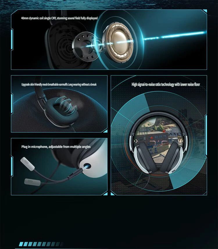 Baseus Over-ear Bluetooth headphones-White