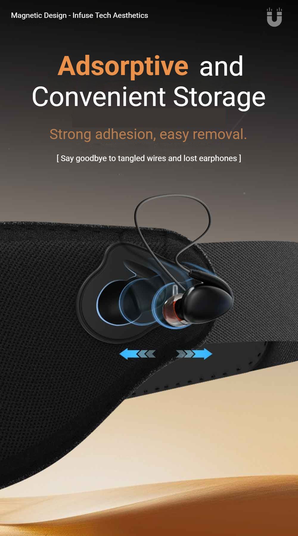 3D Bluetooth Sleep Eye Mask Black