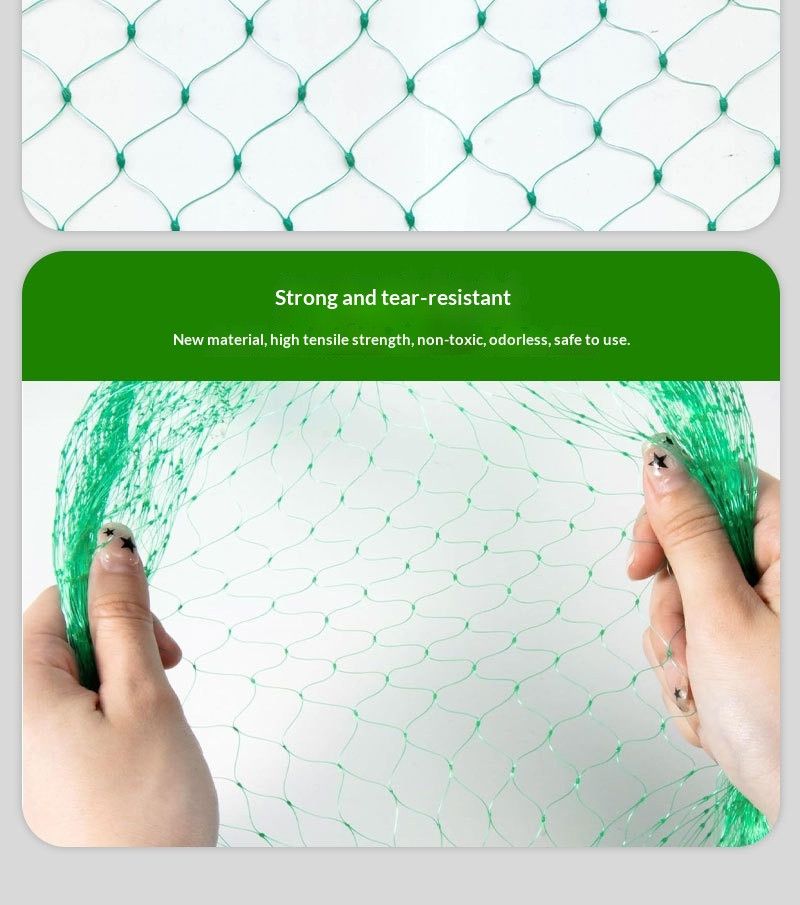 Transparentnylonmesh,4meterswideby20meterslong