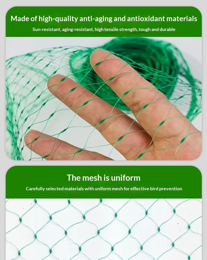 Transparentnylonmesh,5meterswideby20meterslong