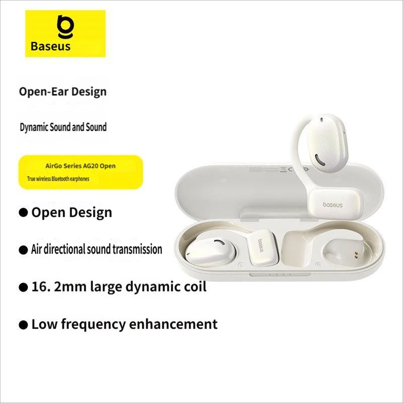 Baseus AG20 Bluetooth headset-White