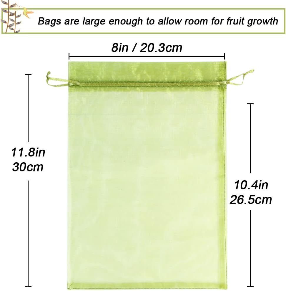 FruitGreenInsect-ProofMeshBags,20-Pack