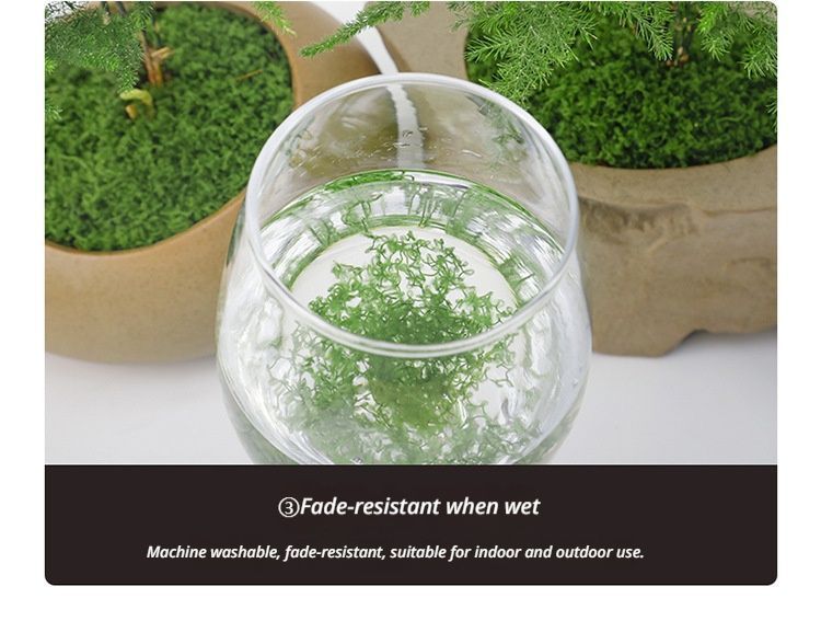 diy artificial moss lawn-Light Green Filamentous Moss 1000g Bulk