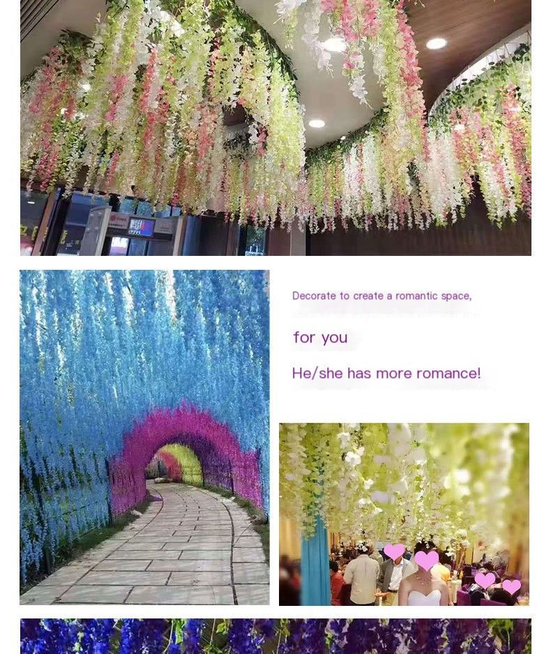 ArtificialLilacWisteria-DeepPink-110CM-12-StemPack