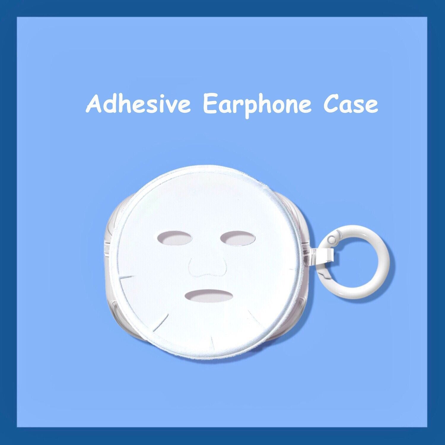 black and white rabbit + Round Ring Apple AirpodsPro 2