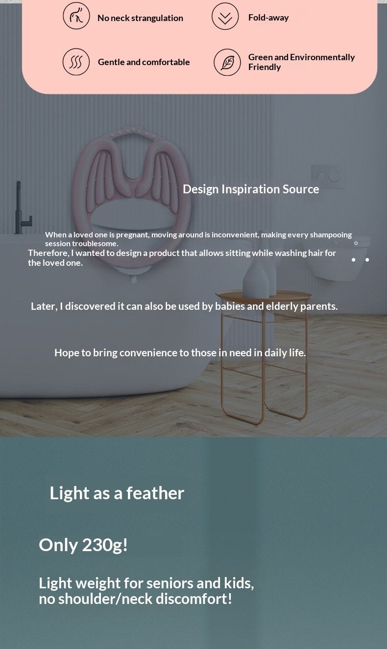 BlackHairWashingBasin+LargeShowerCap+DrainBasket