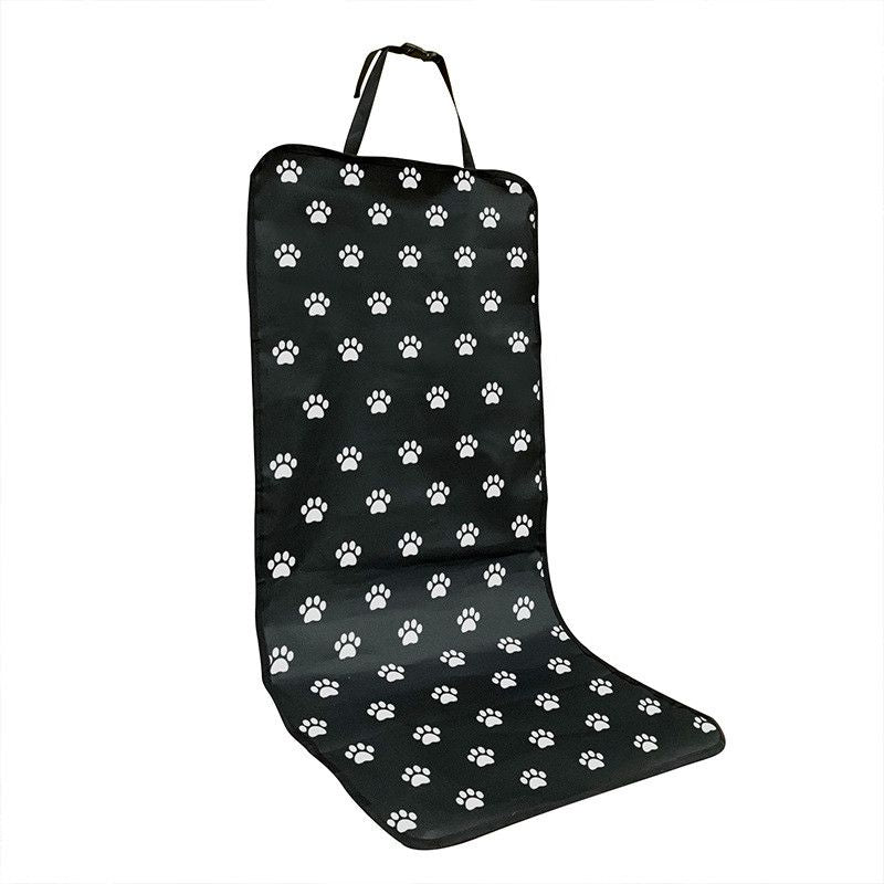 PetBlackPawPrintCarMat