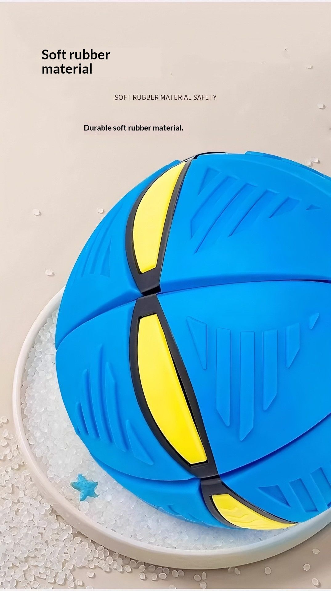 TransformingFlyingSaucerBall-Blue ThreeLights