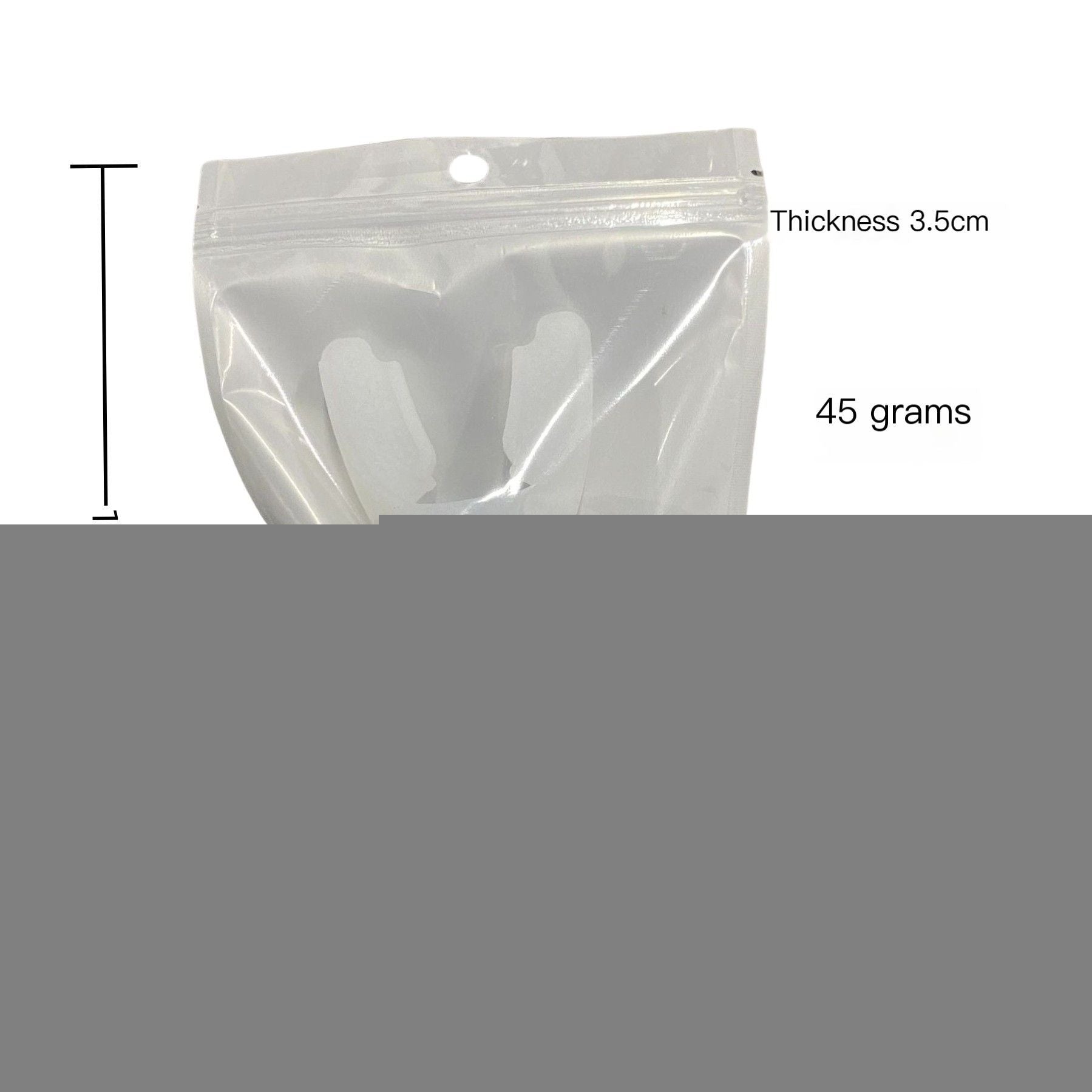 White PolkaDotAdjustableBlisterPack