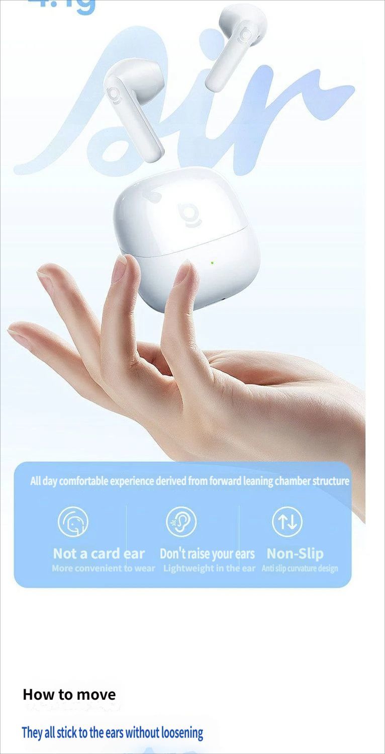 Baseus BS1 Bluetooth headset-Blue