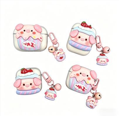 Cake Pig Bluetooth Earphone Case + pendant AirPods 1/2