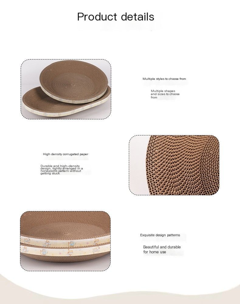 CatRoundPaw-ShapedLitterBox-Diameter:35cm ThinStyle