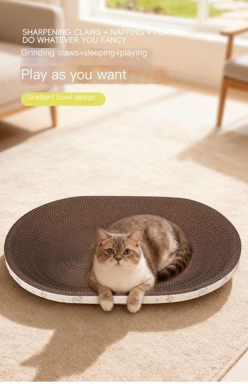 CatRoundPaw-ShapedLitterBox-Diameter:50cm ThinStyle