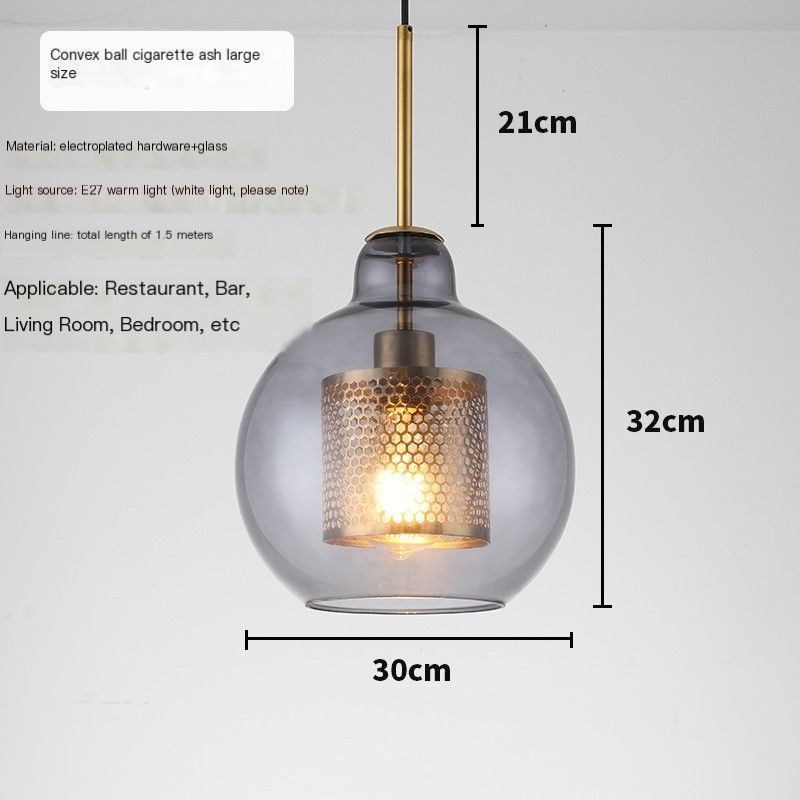 Straight Amber Small - Without Light Source