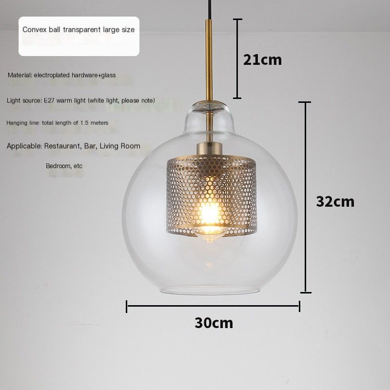 Straight Transparent Small - Without Light Source